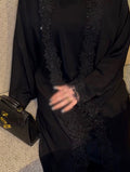 ENSEMBLE ABAYA KIMONO - dentelle